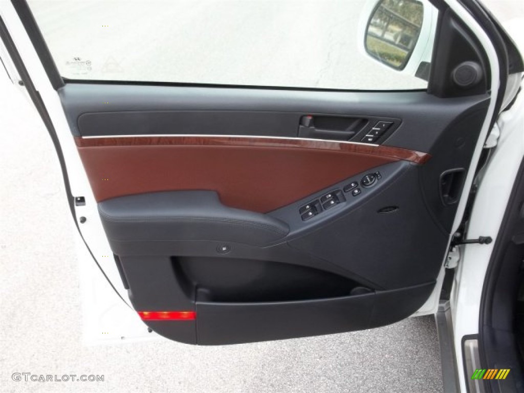 2012 Hyundai Veracruz Limited Saddle Door Panel Photo #75414990