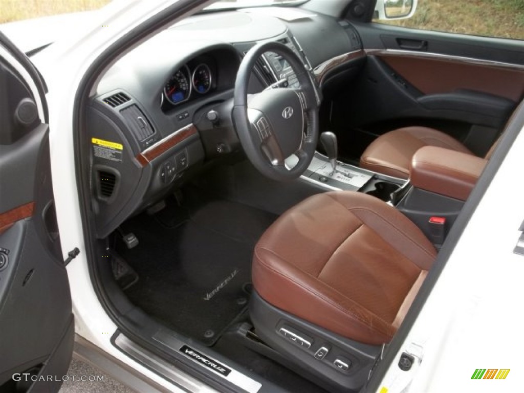 Saddle Interior 2012 Hyundai Veracruz Limited Photo #75415011