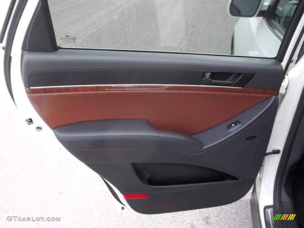 2012 Hyundai Veracruz Limited Saddle Door Panel Photo #75415038