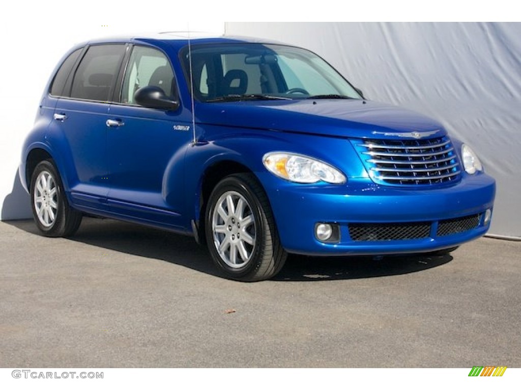 2006 PT Cruiser Limited - Electric Blue Pearl / Pastel Slate Gray photo #1