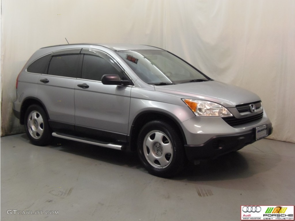 2008 CR-V LX - Whistler Silver Metallic / Gray photo #3