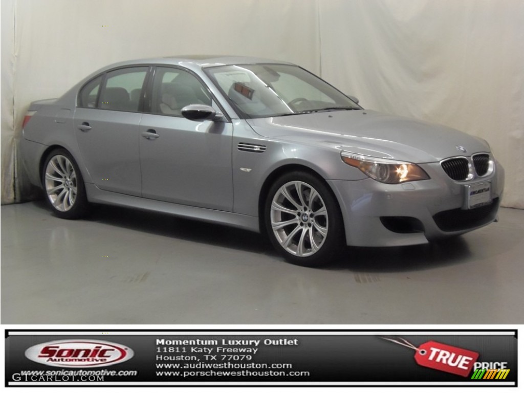 2007 M5 Sedan - Silver Gray Metallic / Silverstone photo #1