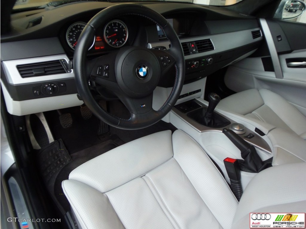 2007 M5 Sedan - Silver Gray Metallic / Silverstone photo #8