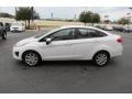 Oxford White - Fiesta SE Sedan Photo No. 4