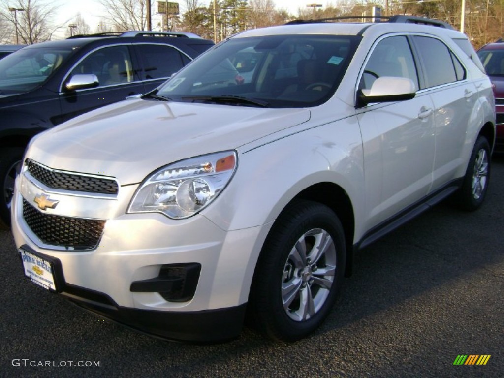 2013 Equinox LT - White Diamond Tricoat / Light Titanium/Jet Black photo #1