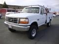 Oxford White - F350 XL Regular Cab 4x4 Photo No. 3