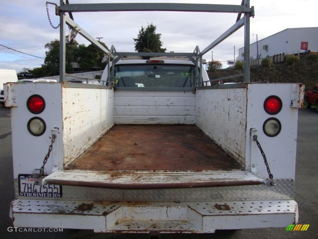 1997 F350 XL Regular Cab 4x4 - Oxford White / Opal Grey photo #17