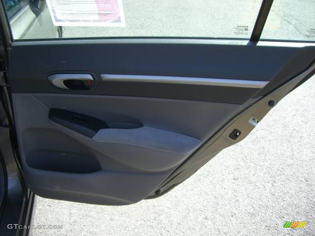 2006 Civic EX Sedan - Galaxy Gray Metallic / Gray photo #46