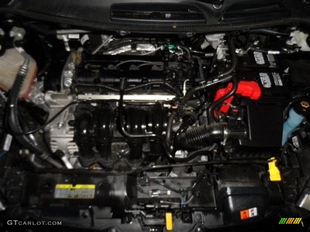 2012 Fiesta SE Hatchback - Black / Charcoal Black photo #23