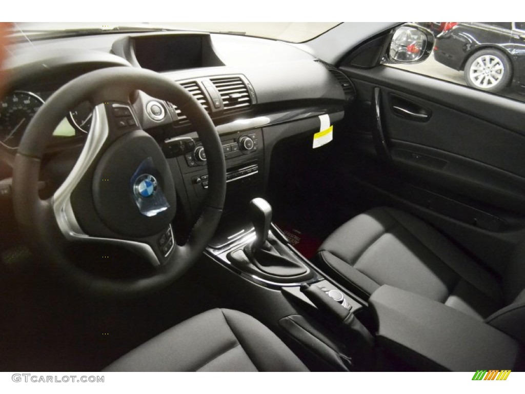 2013 1 Series 128i Coupe - Alpine White / Black photo #5