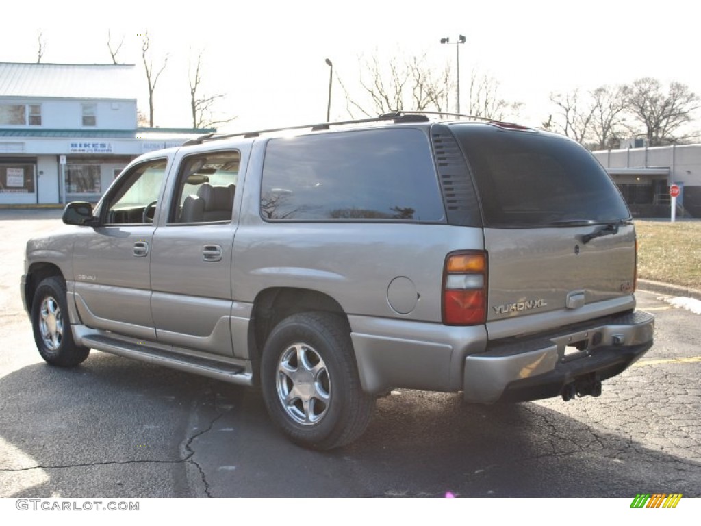 2002 Yukon XL Denali AWD - Pewter Metallic / Stone Gray photo #4