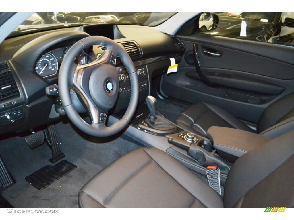 2013 1 Series 128i Coupe - Jet Black / Black photo #6