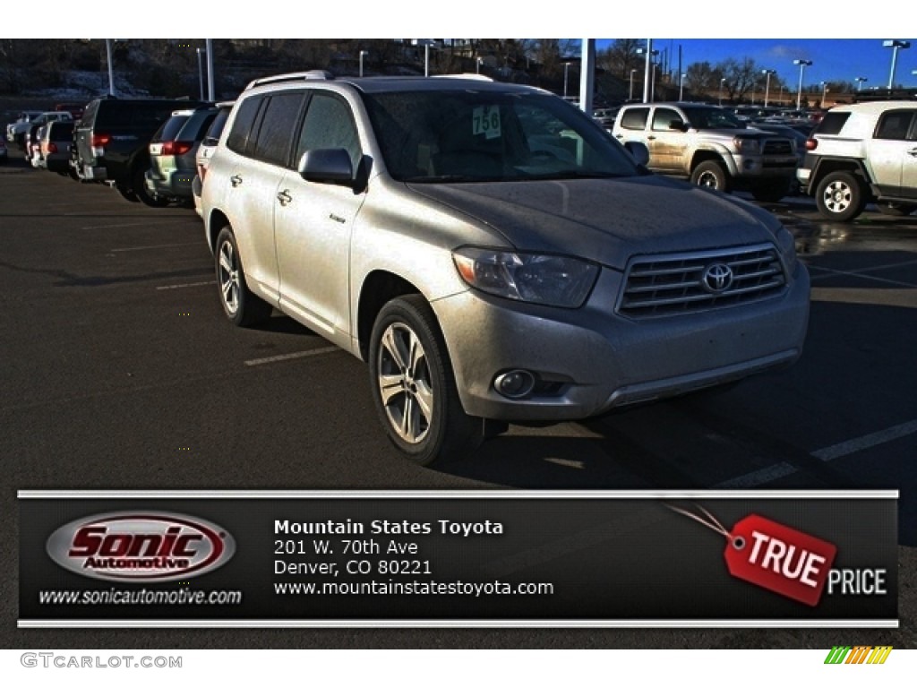 2010 Highlander Limited 4WD - Classic Silver Metallic / Ash photo #1