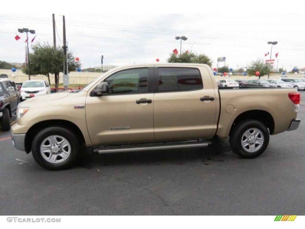 2010 Tundra CrewMax - Sandy Beach Metallic / Sand Beige photo #4