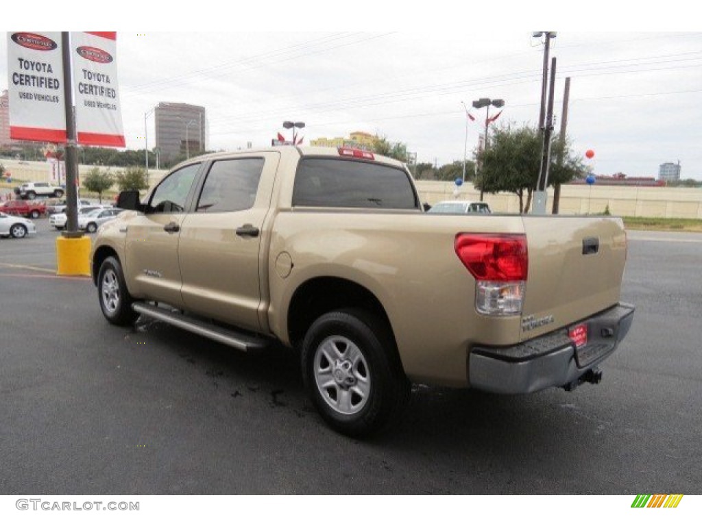 2010 Tundra CrewMax - Sandy Beach Metallic / Sand Beige photo #5