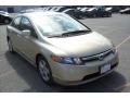 2007 Borrego Beige Metallic Honda Civic LX Sedan  photo #1