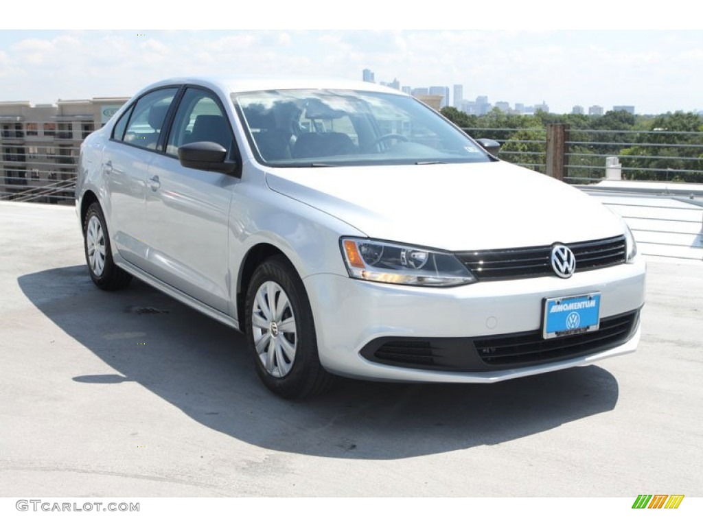 2013 Jetta S Sedan - Reflex Silver Metallic / Titan Black photo #1