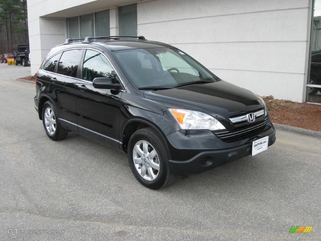 2007 CR-V EX 4WD - Nighthawk Black Pearl / Black photo #1