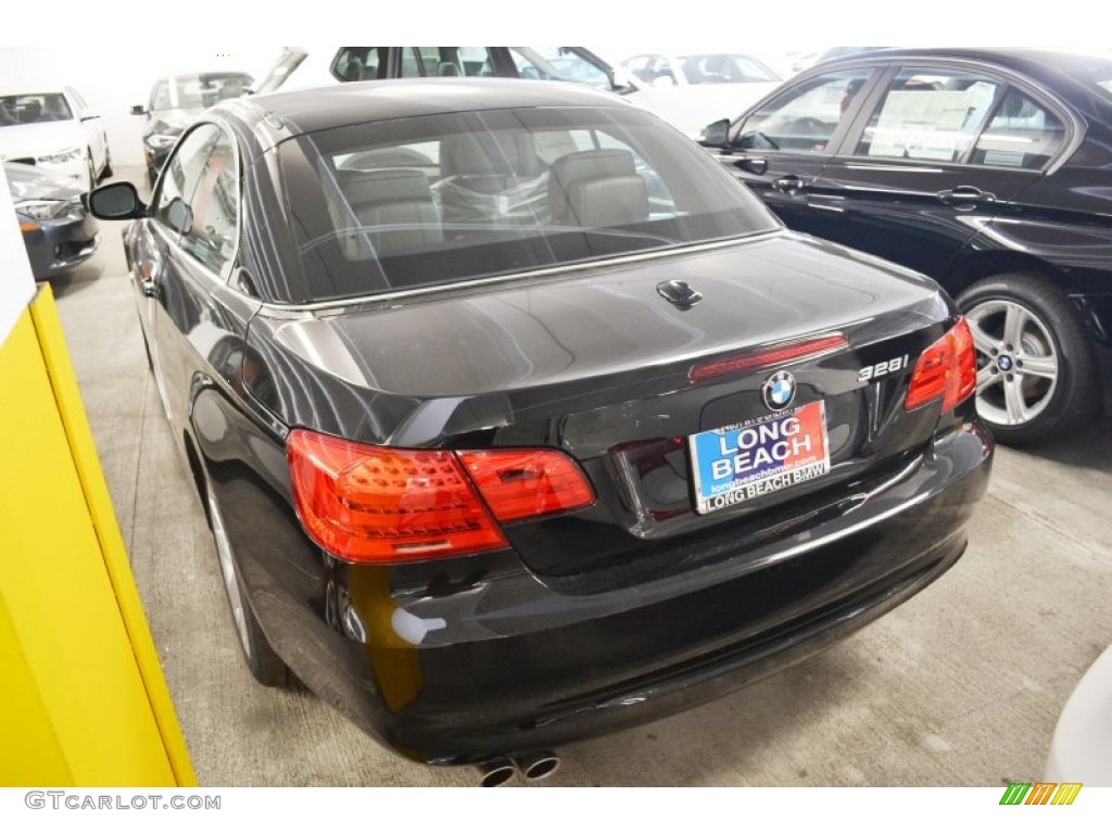 2013 3 Series 328i Convertible - Jet Black / Black photo #5