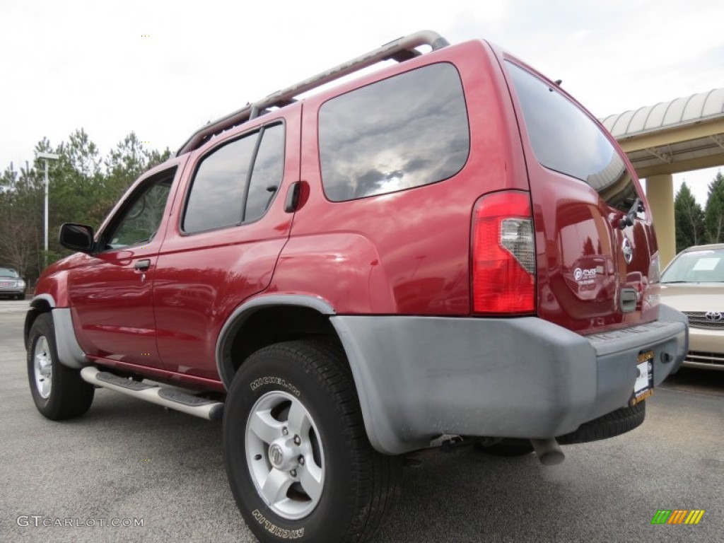 2004 Xterra XE - Thermal Red Metallic / Gray photo #2