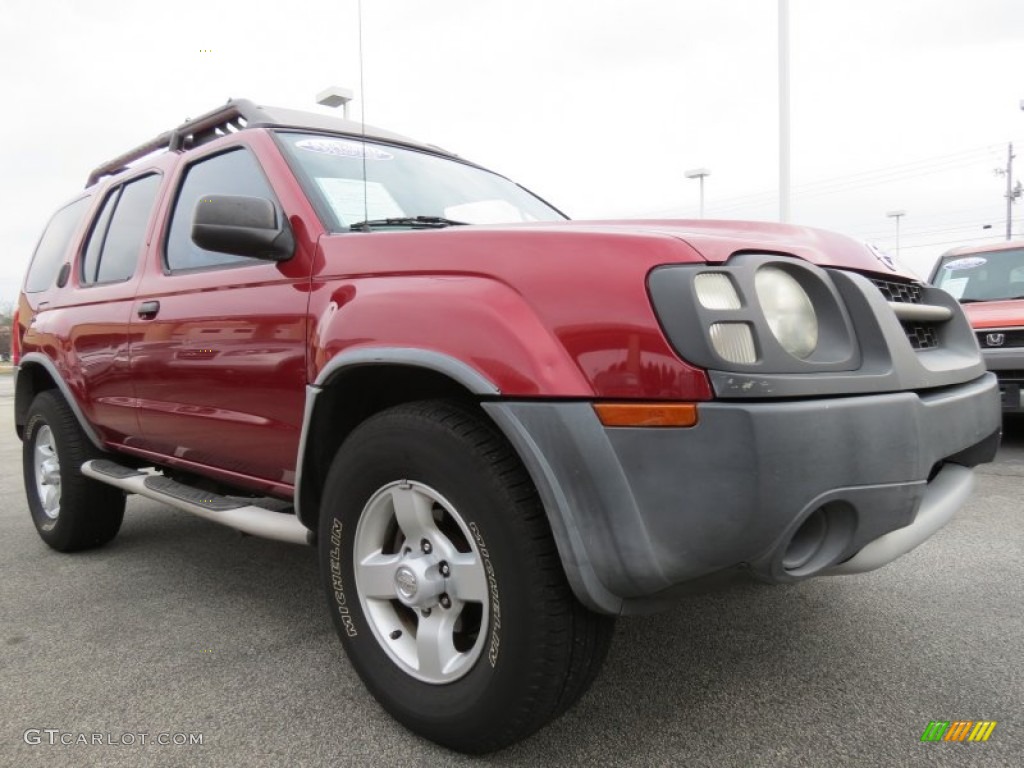 2004 Xterra XE - Thermal Red Metallic / Gray photo #4