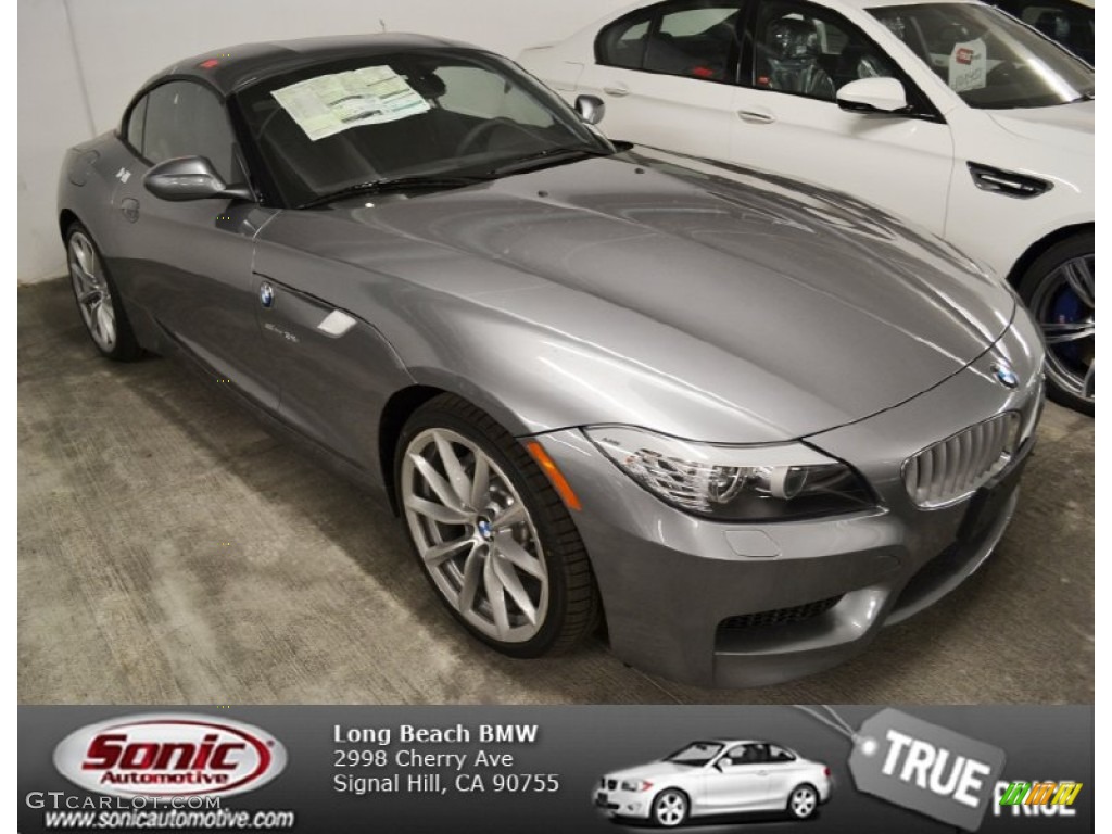 2013 Z4 sDrive 35i - Space Gray Metallic / Black photo #1