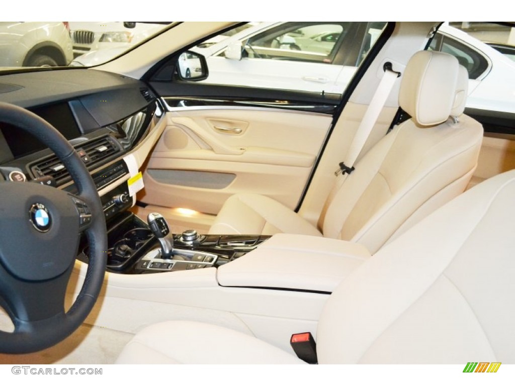 2013 5 Series 528i Sedan - Milano Beige Metallic / Venetian Beige photo #7