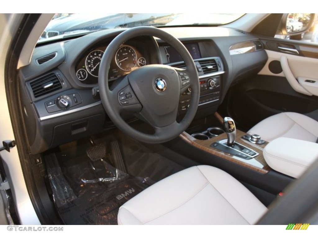 2011 X3 xDrive 28i - Titanium Silver Metallic / Oyster Nevada Leather photo #10