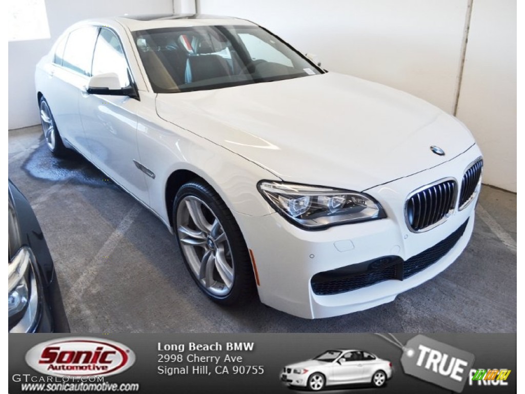 2013 7 Series 750Li Sedan - Alpine White / Black photo #1