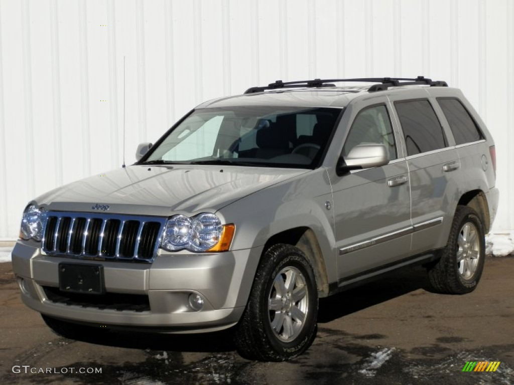 2008 Grand Cherokee Limited 4x4 - Bright Silver Metallic / Dark Slate Gray/Light Graystone photo #1