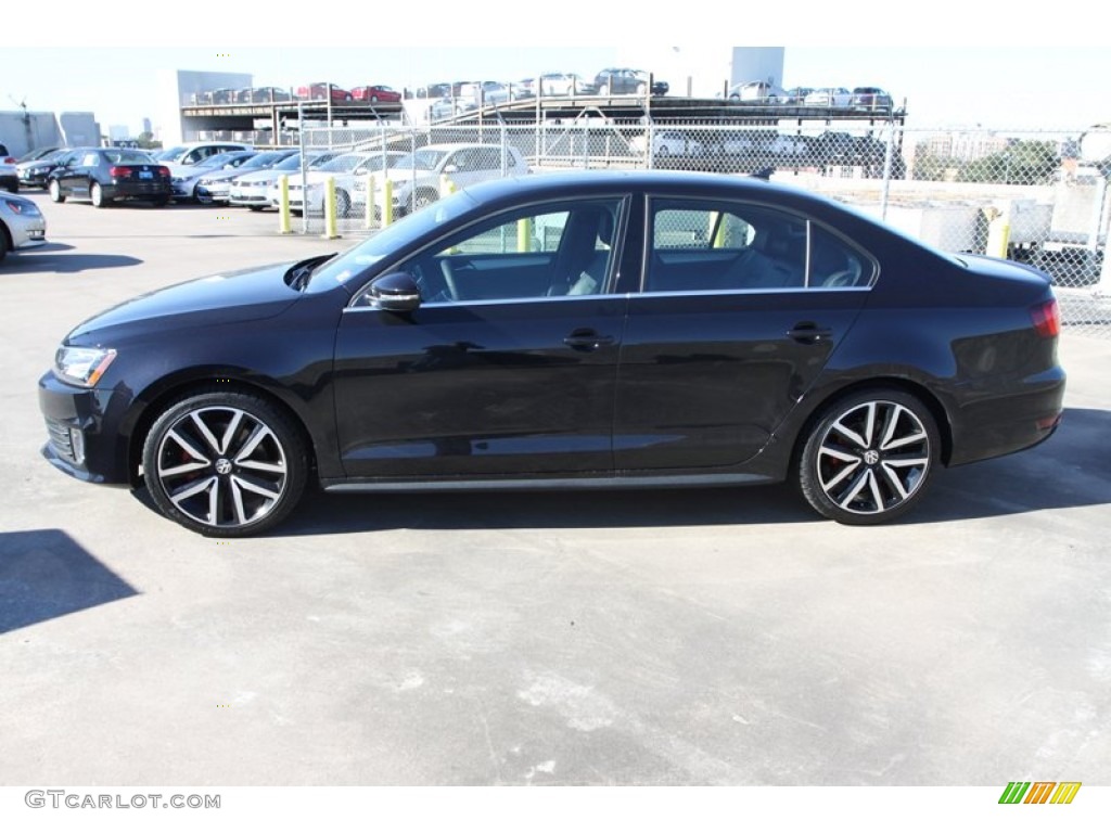 Deep Black Pearl Metallic 2013 Volkswagen Jetta GLI Autobahn Exterior Photo #75430401