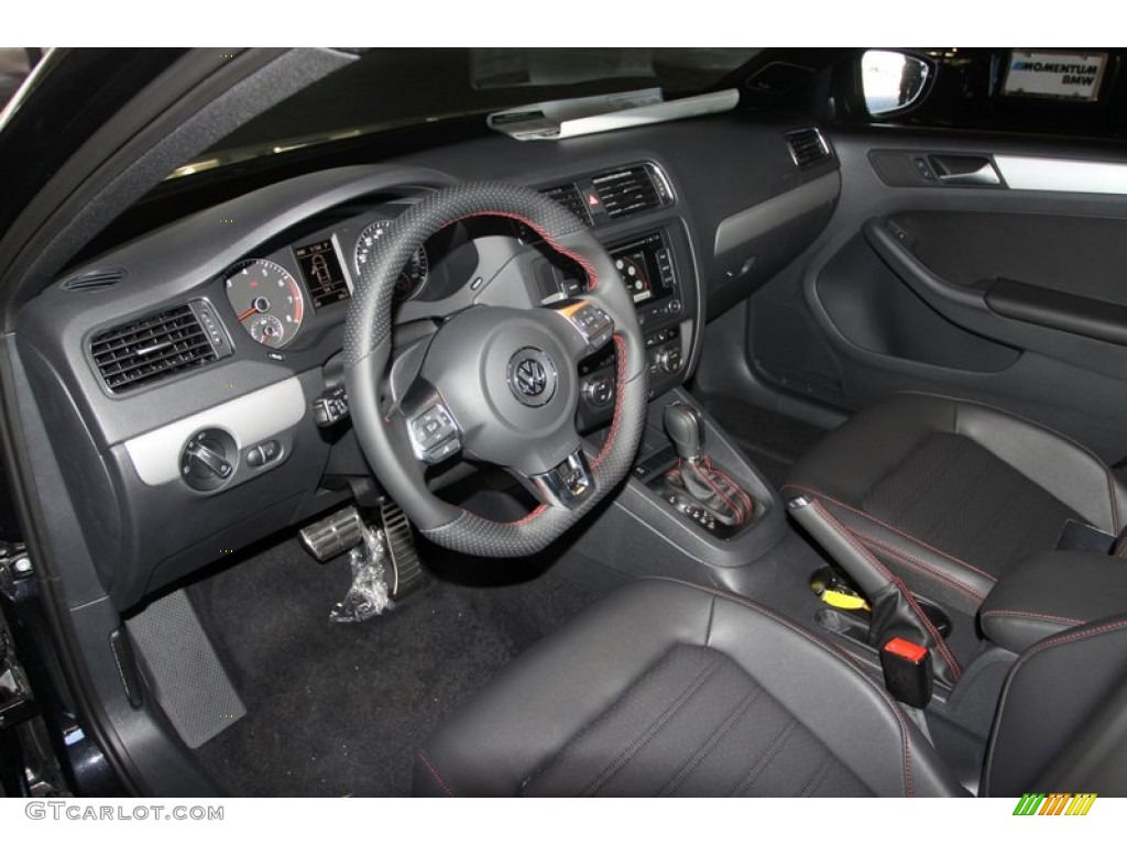 Titan Black Interior 2013 Volkswagen Jetta GLI Autobahn Photo #75430554
