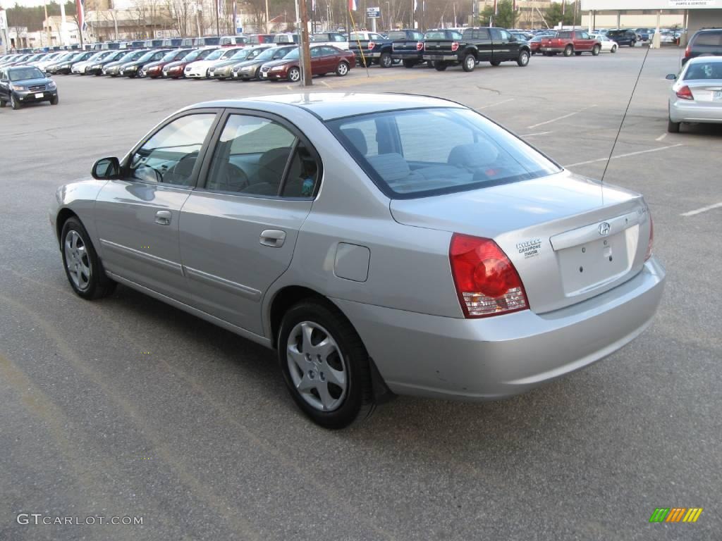 2006 Elantra GLS Sedan - Sterling Silver / Gray photo #3