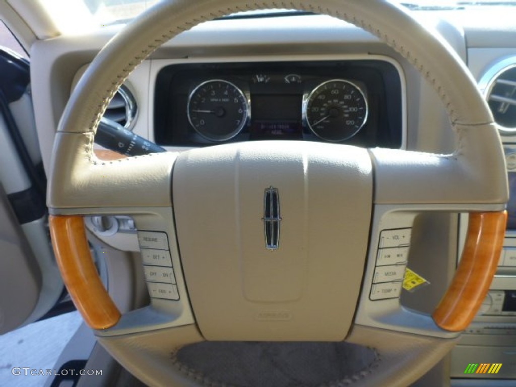 2006 Lincoln Zephyr Standard Zephyr Model Sand Steering Wheel Photo #75431149