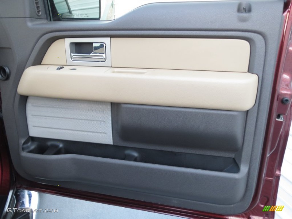 2010 F150 XLT SuperCrew - Royal Red Metallic / Tan photo #20