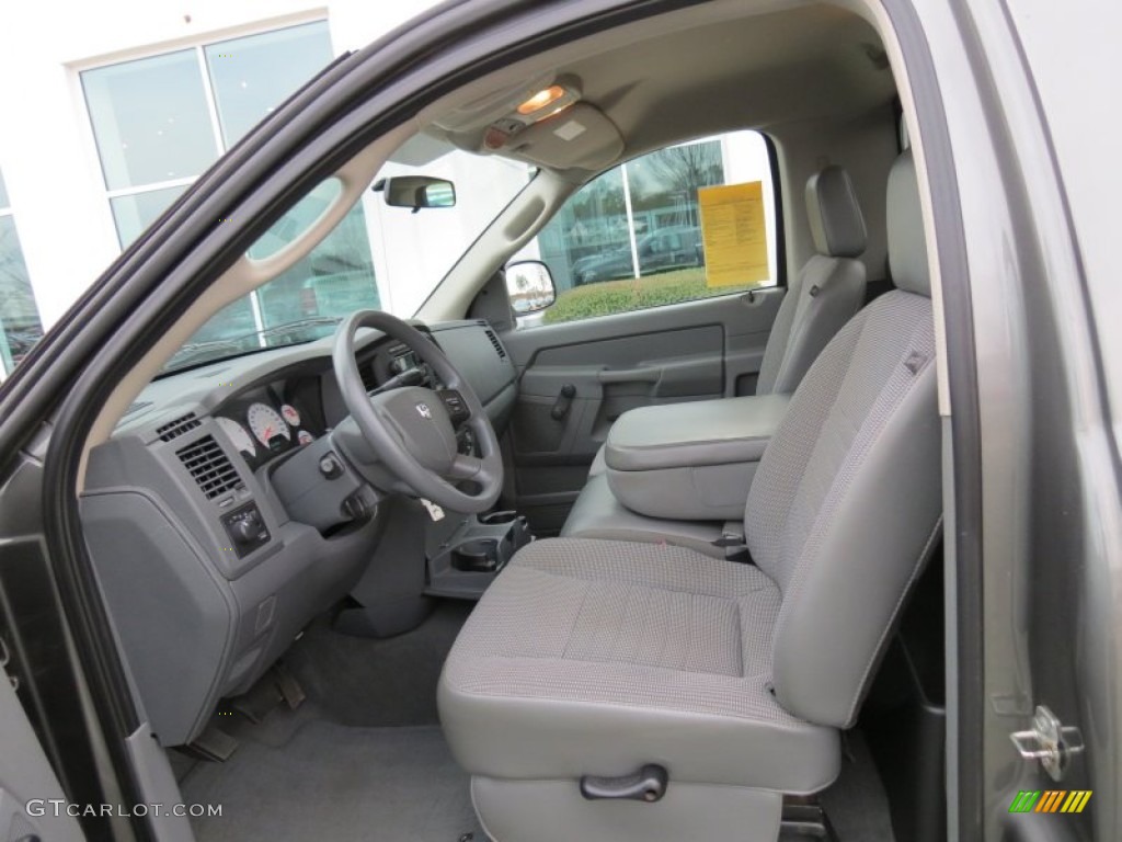 Medium Slate Gray Interior 2007 Dodge Ram 2500 ST Regular Cab Photo #75433121