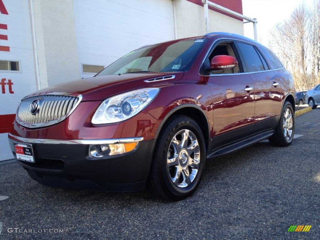 2010 Enclave CXL AWD - Red Jewel Tintcoat / Cashmere/Cocoa photo #1