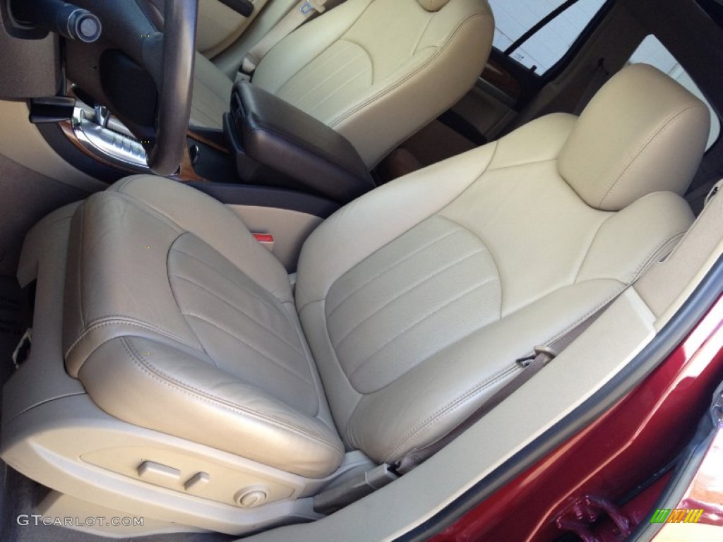 2010 Enclave CXL AWD - Red Jewel Tintcoat / Cashmere/Cocoa photo #12