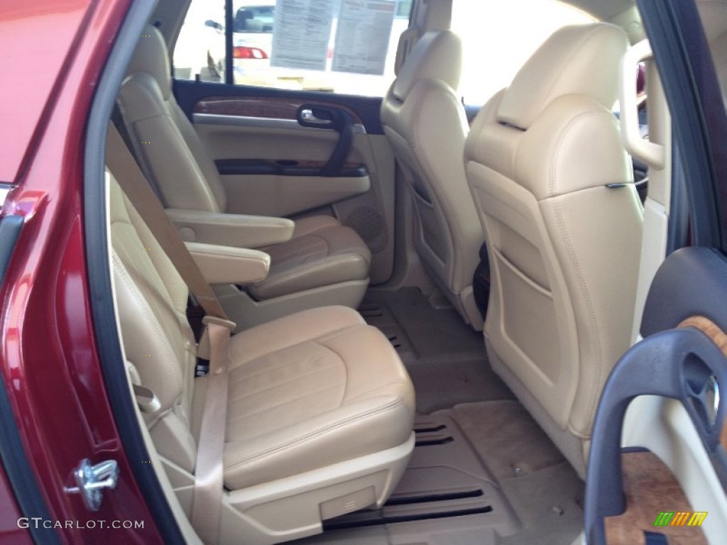 2010 Enclave CXL AWD - Red Jewel Tintcoat / Cashmere/Cocoa photo #29