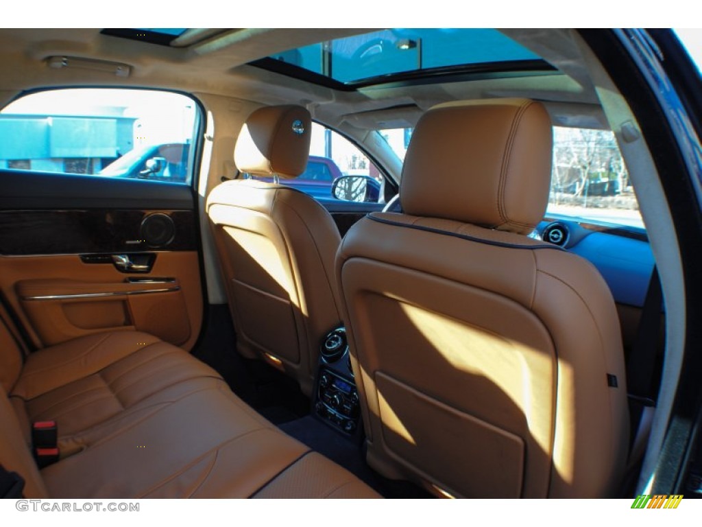 2011 XJ XJ Supercharged - Indigo Metallic / London Tan/Navy Blue photo #14