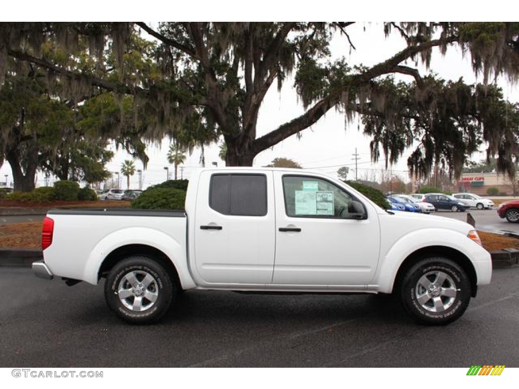 Avalanche White 2012 Nissan Frontier SV Crew Cab Exterior Photo #75433998