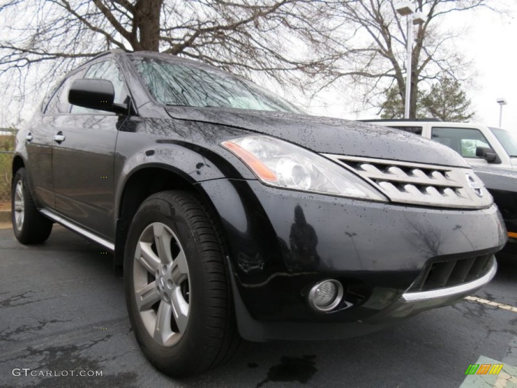 2007 Murano SL - Super Black / Charcoal photo #4