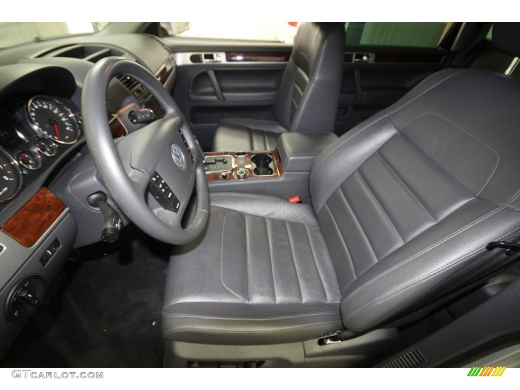 Anthracite Interior 2009 Volkswagen Touareg 2 V8 Photo #75434625