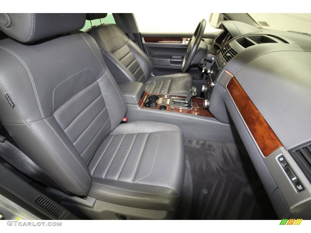 Anthracite Interior 2009 Volkswagen Touareg 2 V8 Photo #75435643