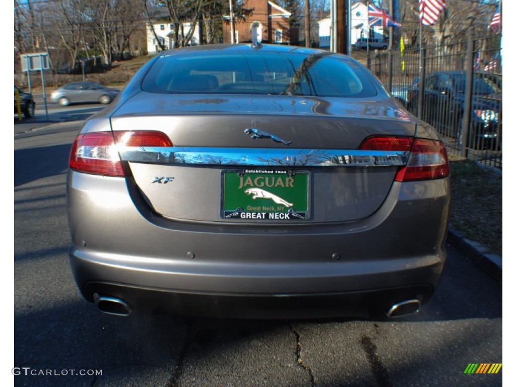 2009 XF Luxury - Vapour Grey Metallic / Charcoal/Charcoal photo #5