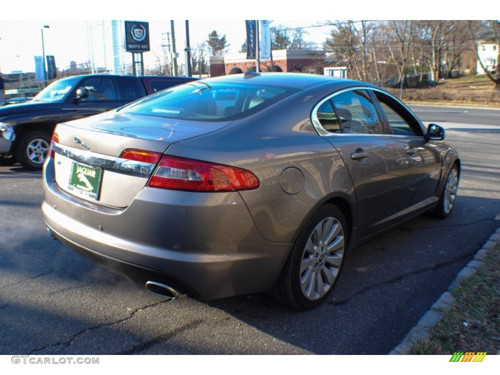 2009 XF Luxury - Vapour Grey Metallic / Charcoal/Charcoal photo #6