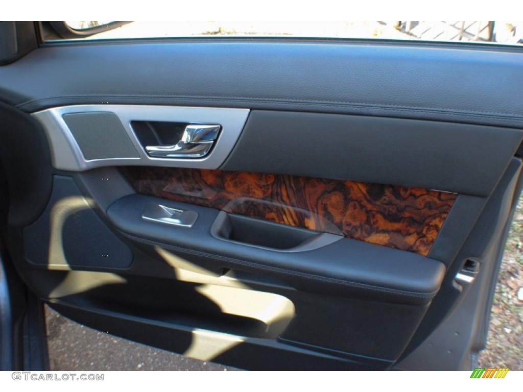 2009 XF Luxury - Vapour Grey Metallic / Charcoal/Charcoal photo #9