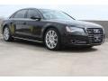 2012 Emerald Black Metallic Audi A8 L 4.2 quattro  photo #1