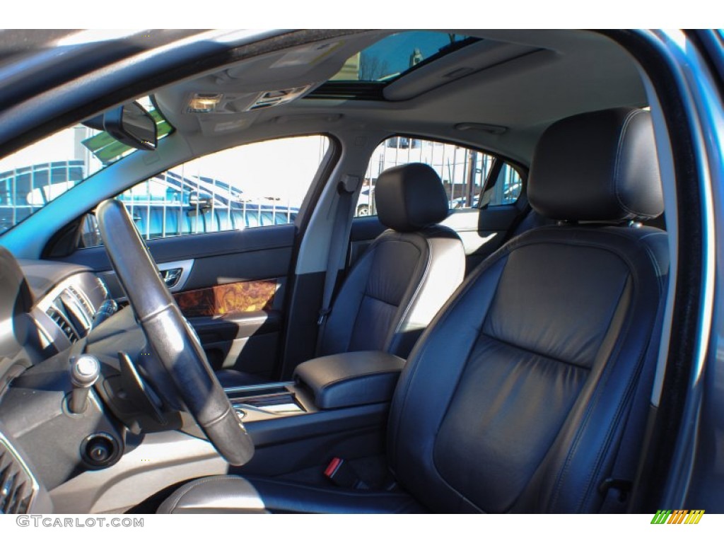 2009 XF Luxury - Vapour Grey Metallic / Charcoal/Charcoal photo #21