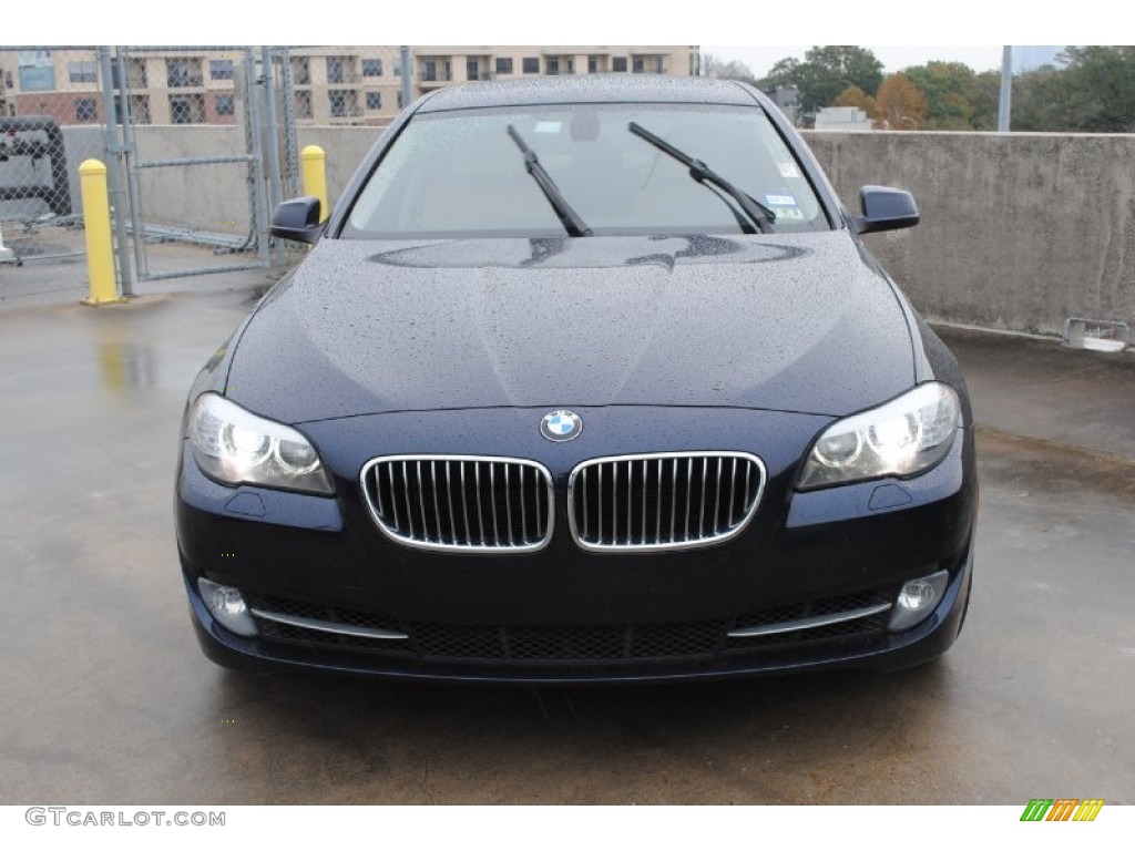 2011 5 Series 535i Sedan - Imperial Blue Metallic / Venetian Beige photo #2